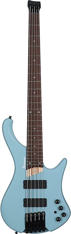 open zoom image for Ibanez EHB605 Electric Bass, 5-String, Purist Blue Matte, Full Straight Front