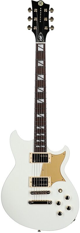 open zoom image for Reverend Kyle Shutt II Electric Guitar, Ice White, Full Straight Front