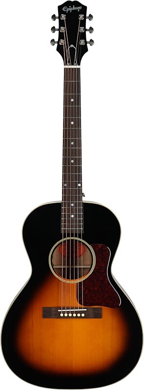 open zoom image for Epiphone Inspired by Gibson L-00 Standard Acoustic-Electric Guitar (with Gig Bag), Vintage Sunburst, Full Straight Front