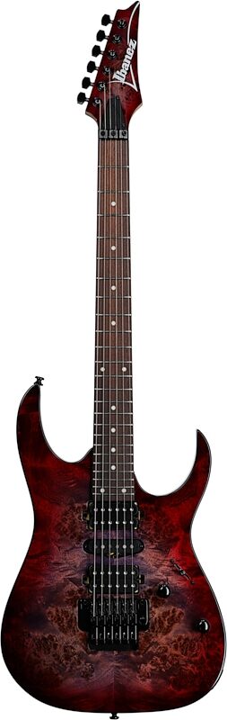 open zoom image for Ibanez RG470PB Electric Guitar, Red Eclipse Burst, Full Straight Front