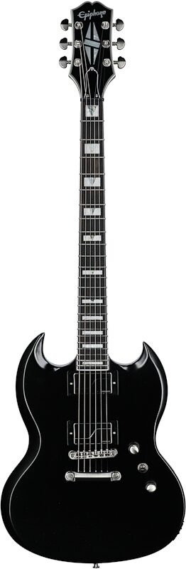 open zoom image for Epiphone SG Prophecy Electric Guitar, Jet Black Metallic, Open Box (Very Good), Full Straight Front