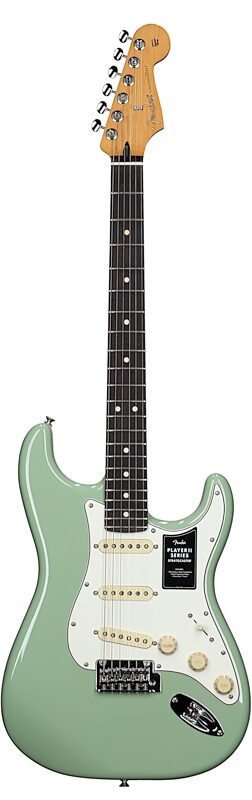 open zoom image for Fender Player II Stratocaster Electric Guitar, with Rosewood Fingerboard, Birch Green, Full Straight Front