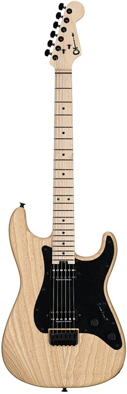 open zoom image for Charvel Pro-Mod So-Cal Style 1 HH HT Electric Guitar, Natural Ash, Open Box (Very Good), Full Straight Front