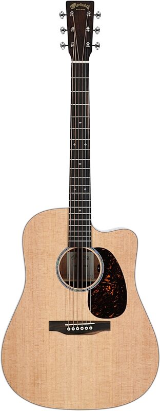 open zoom image for Martin DC-13E Modern Acoustic-Electric Guitar (with Soft Case), Natural, Full Straight Front