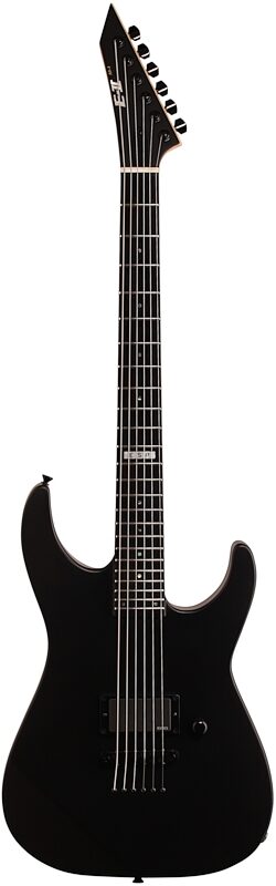 open zoom image for ESP E-II M-1 NT Electric Guitar (with Case), Black Satin, Full Straight Front