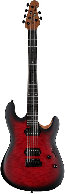 open zoom image for Sterling by Music Man Rabea Massaad Artist Sabre Electric Guitar, Blood Flame, Full Straight Front