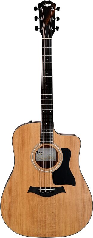 open zoom image for Taylor 110ce Dreadnought Acoustic-Electric Guitar (with Gig Bag), New, Full Straight Front