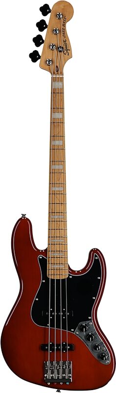 open zoom image for Squier Classic Vibe Active '70s Jazz Electric Bass, with Maple Fingerboard, Mocha, Full Straight Front