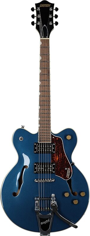 open zoom image for Gretsch G2622T Streamliner CB Electric Guitar, with Bigsby Tremolo, Dark Denim, Full Straight Front