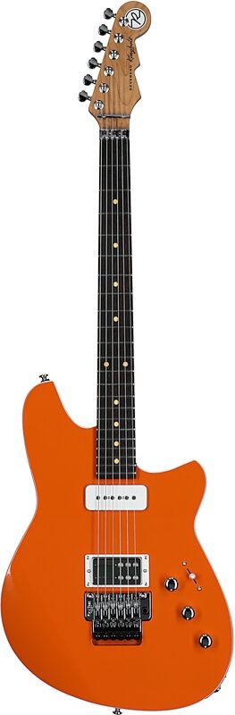 open zoom image for Reverend Kingbolt H90 FR Electric Guitar, Baked Orange, Open Box (Very Good), Full Straight Front