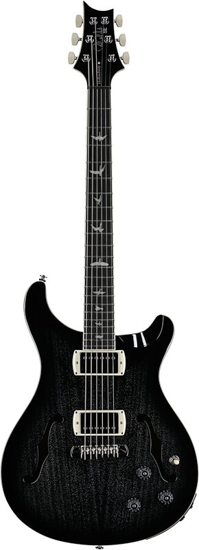 open zoom image for PRS Paul Reed Smith SE Hollowbody Standard Piezo Electric Guitar (with Gig Bag), Dog Hair Smokeburst, Full Straight Front