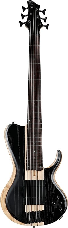 open zoom image for Ibanez BTB866SC Bass Workshop Electric Bass, Weathered Black Low Gloss, Full Straight Front