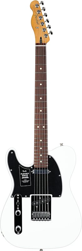 open zoom image for Fender Player II Telecaster Electric Guitar, Left-Handed (with Rosewood Fingerboard), Polar White, Full Straight Front