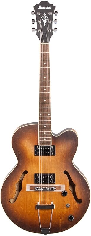 open zoom image for Ibanez AF55 Artcore Hollowbody Electric Guitar, Tobacco Flat, Full Straight Front