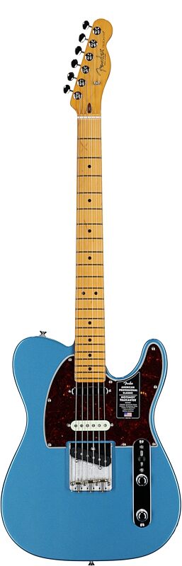open zoom image for Fender American Professional Classic Hotshot Telecaster Electric Guitar, Maple Fingerboard (with Gig Bag), Lake Placid Blue, Full Straight Front