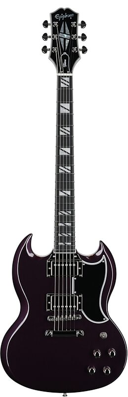 open zoom image for Epiphone Futura SG Custom Electric Guitar (with Gig Bag), Ember Shift, Open Box (Very Good), Full Straight Front