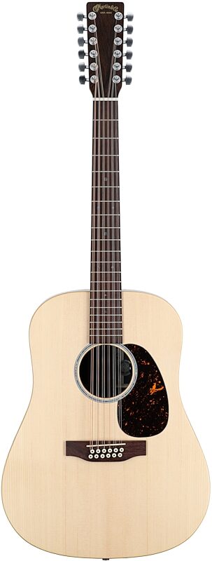 open zoom image for Martin D-X2E Brazilian Acoustic-Electric Guitar, 12-String, New, Full Straight Front