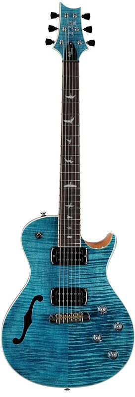 open zoom image for PRS Paul Reed Smith SE Zach Myers 594-v2 Electric Guitar (with Gig Bag), Myers Blue, Full Straight Front