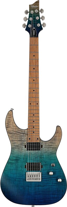 open zoom image for Schecter C-1 Standard Plus Electric Guitar, Maple Fingerboard, Blue Fade, Full Straight Front