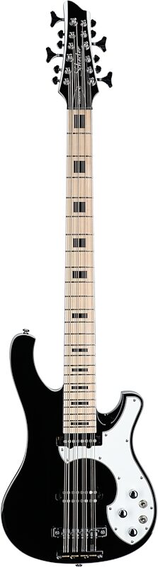 open zoom image for Schecter Stargazer 12 Electric Bass, 12-String, Gloss Black, Full Straight Front