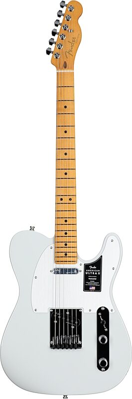 open zoom image for Fender American Ultra II Telecaster Electric Guitar, Maple Fingerboard (with Case), Avalanche, Full Straight Front