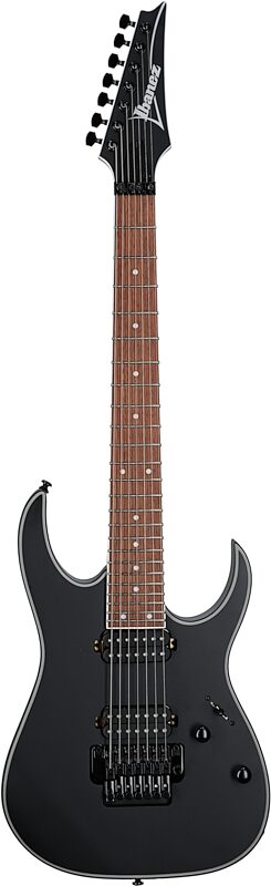 open zoom image for Ibanez RG7420EX Electric Guitar, Black Flat, Full Straight Front