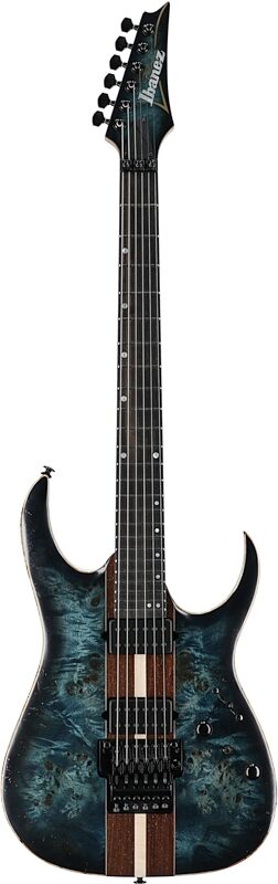 open zoom image for Ibanez RGA20P1PB Premium Electric Guitar (with Gig Bag), Cosmic Blue Burst, Open Box (Very Good), Full Straight Front