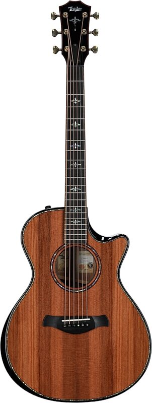 open zoom image for Taylor 912ce Builder's Edition Grand Concert Acoustic-Electric Guitar (with Case), Kona Edgeburst, Full Straight Front