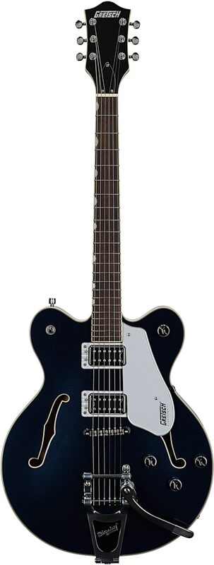 open zoom image for Gretsch G5622T Electromatic Center Block Double Cutaway Electric Guitar, Laurel Fingerboard, Midnight Sapphire, Full Straight Front