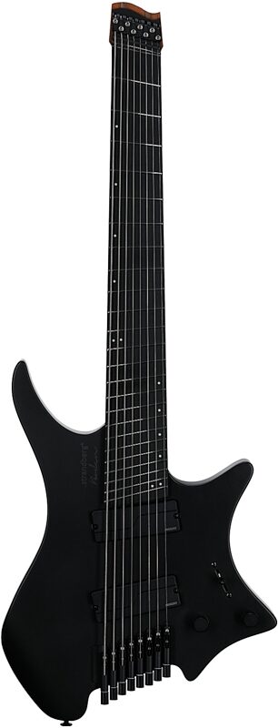 open zoom image for Strandberg Boden Metal NX 8 Electric Guitar, 8-String (with Gig Bag), Black Granite, Full Straight Front