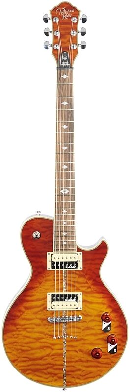 open zoom image for Michael Kelly Custom Collection Patriot Instinct Bold Electric Guitar, Pau Ferro Fingerboard, Scorched, Full Straight Front