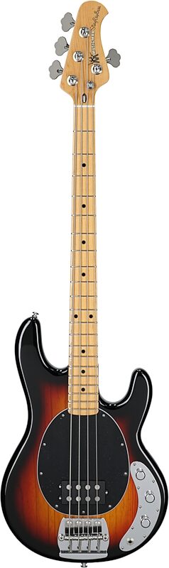 open zoom image for Ernie Ball Music Man Retro '70s StingRay Electric Bass (with Mono soft case), Sunburst, Maple Fretboard, Open Box (Good), Full Straight Front