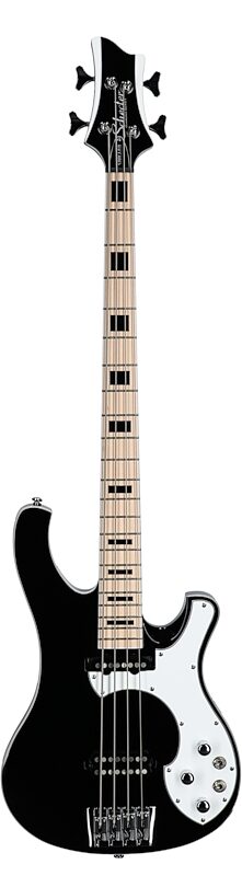open zoom image for Schecter Stargazer 4 Electric Bass, Gloss Black, Full Straight Front