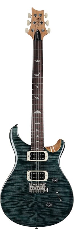 open zoom image for PRS Paul Reed Smith SE Custom 24 Electric Guitar (with Gig Bag), Slate Blue, Full Straight Front