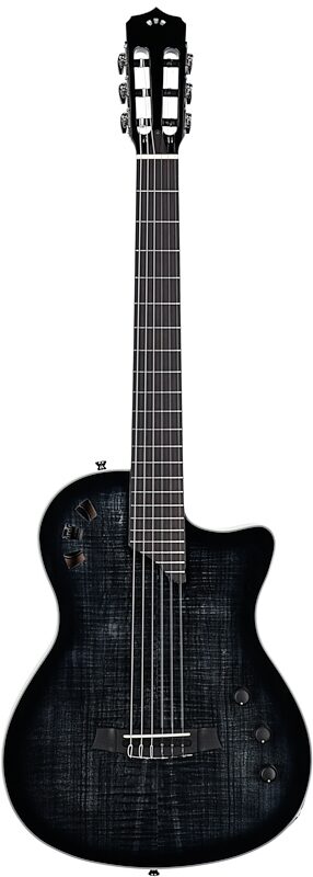 open zoom image for Cordoba Stage Thinbody Nylon Acoustic-Electric Guitar, Black Burst, Open Box (Very Good), Full Straight Front