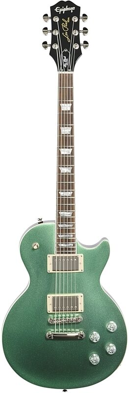 open zoom image for Epiphone Les Paul Muse Electric Guitar, Wanderlust Green Metallic, Full Straight Front
