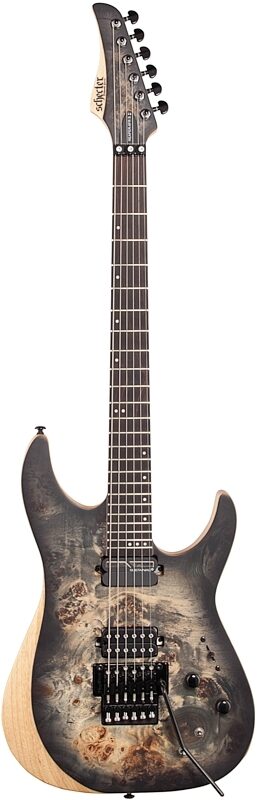 open zoom image for Schecter Reaper-6 FR-S Electric Guitar, Charcoal Burst, Full Straight Front