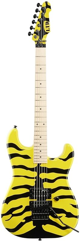 open zoom image for ESP LTD GL200 George Lynch Signature Series Electric Guitar, Yellow Tiger, Full Straight Front