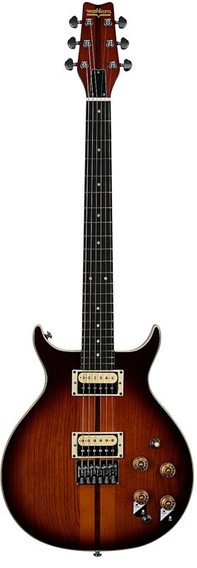 open zoom image for Washburn H10 Hawk Electric Guitar, Tobacco Sunburst, Full Straight Front