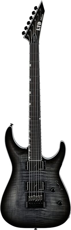 open zoom image for ESP LTD MH-1000 EverTune Electric Guitar, Charcoal Burst, Full Straight Front