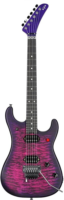 open zoom image for EVH Eddie Van Halen 5150 Series Deluxe Electric Guitar, Purple Daze, Full Straight Front