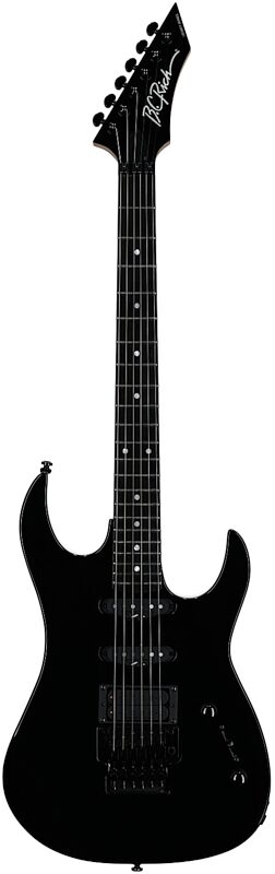 open zoom image for B.C. Rich ST3 Retro II Floyd Rose Electric Guitar, Black, Full Straight Front