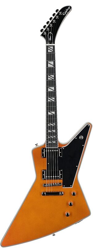 open zoom image for Epiphone Futura Explorer Custom Electric Guitar (with Gig Bag), Firestorm Shift, Full Straight Front