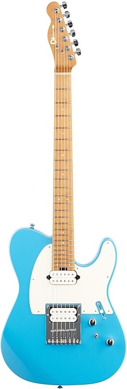open zoom image for Charvel So-Cal S2 24 HH HT Electric Guitar, Robin Egg, Open Box (Very Good), Full Straight Front
