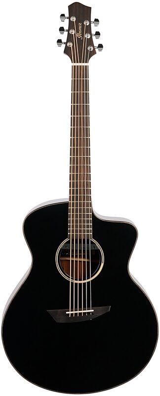 open zoom image for Ibanez Jon Gomm JGM5 Acoustic-Electric Guitar (with Gig Bag), Satin Black, Full Straight Front