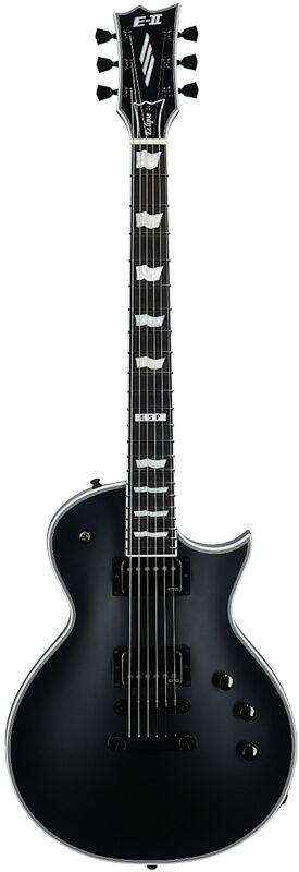 open zoom image for ESP E-II Eclipse Electric Guitar (with Case), Black Satin, Full Straight Front