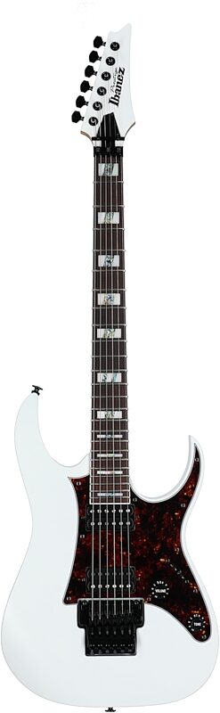 open zoom image for Ibanez RG653DX Prestige Electric Guitar (with Case), White Flat, Open Box (Very Good), Full Straight Front