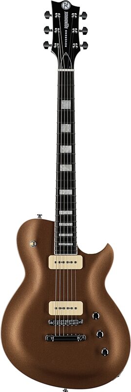 open zoom image for Reverend Roundhouse 290 Electric Guitar, Bronze, Full Straight Front