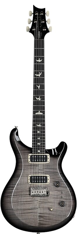 open zoom image for PRS Paul Reed Smith S2 Custom 24-08 Electric Guitar (with Gig Bag), Faded Gray Black Burst, Full Straight Front