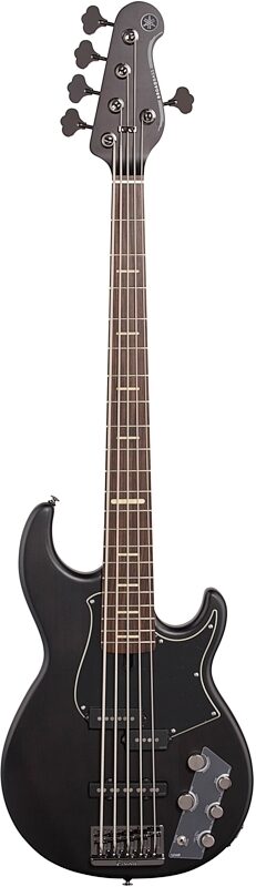 open zoom image for Yamaha BB735A Electric Bass Guitar, 5-String (with Gig Bag), Black, Full Straight Front